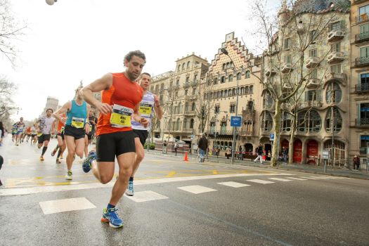 Participants of the Barcelona Marathon