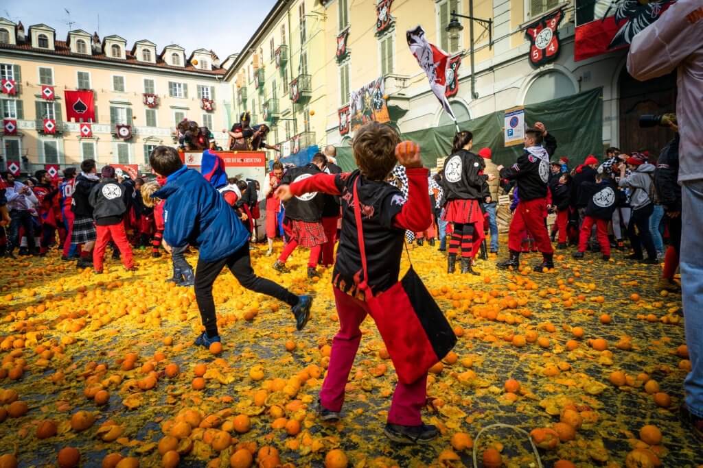 Battle of the Oranges in Ivrea