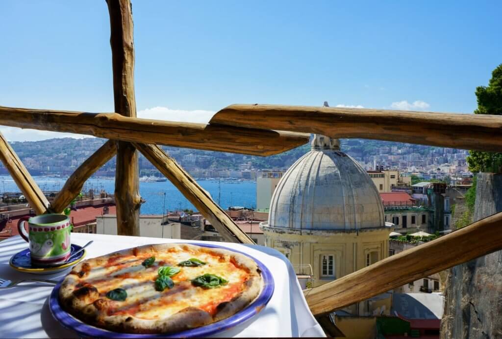 View of the Bay of Naples and Mount Vesuvius, Certosa di San Martino