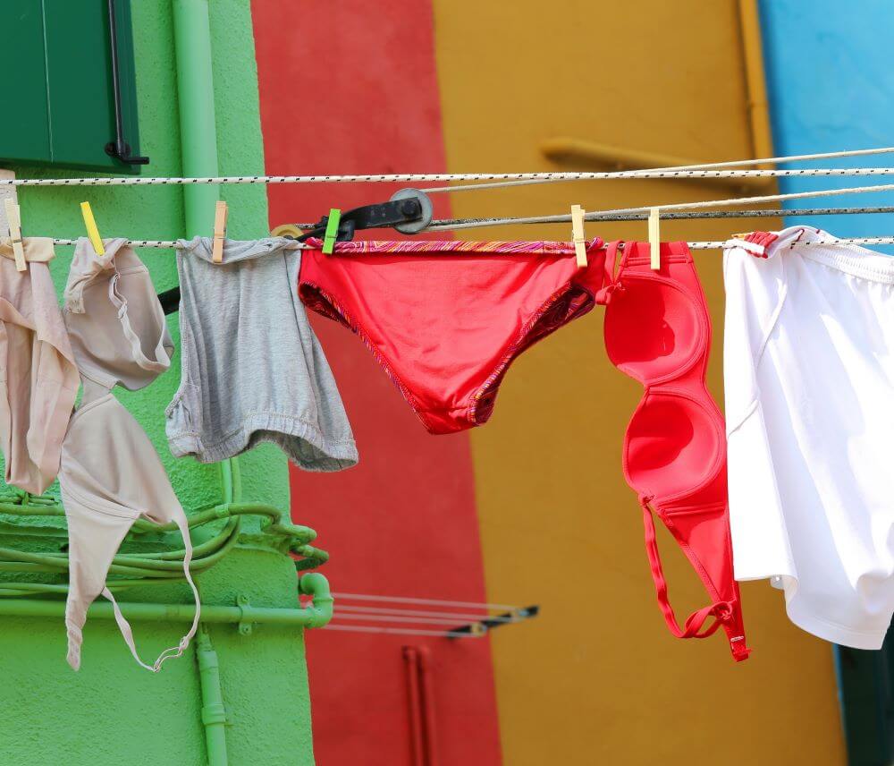 Red underwear brings good luck in the new year