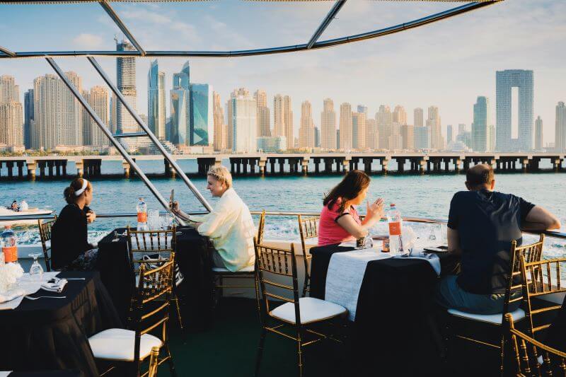 Sunset Dinner Cruise | Ticket included in Dubai City Pass