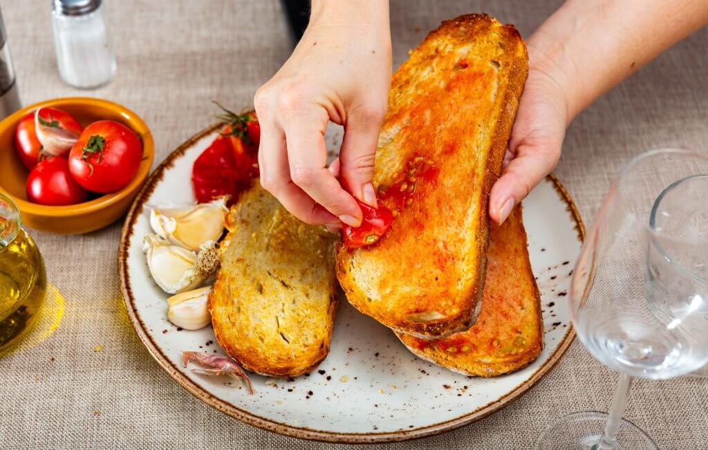 Pan con tomate Barcelona